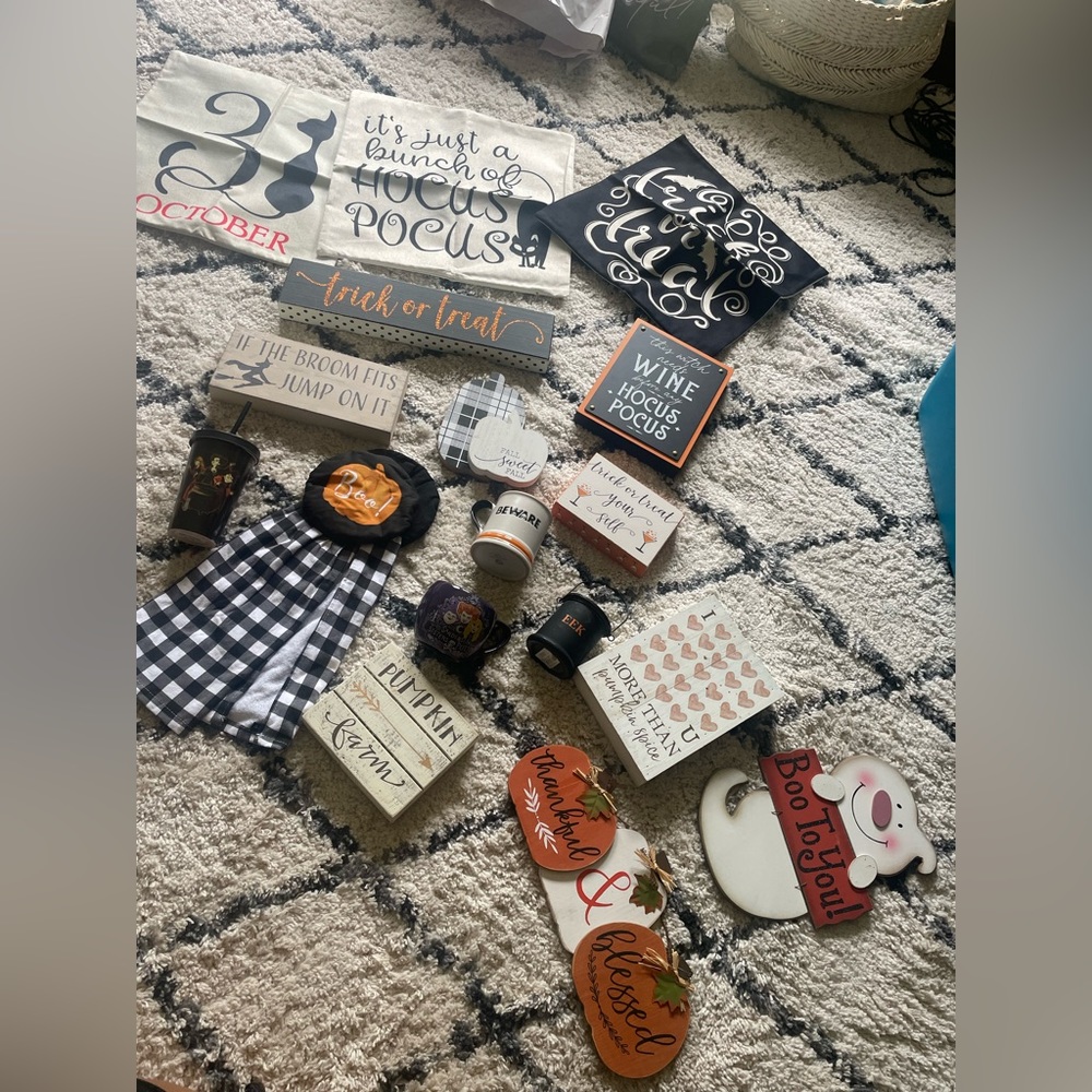 Fall Decorations: Home Goods, Hobby Lobby, TJ Maxx
